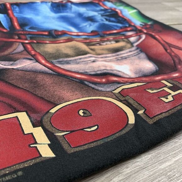 RARE VTG NFL San Francisco 49ers 90s 1996 Nutmeg Lee Sport USA T-Shirt Mens XL - Picture 11 of 11